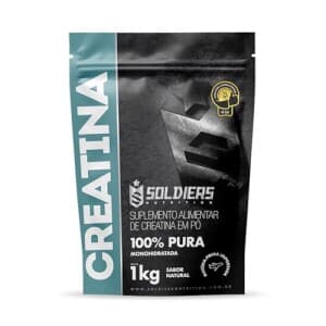 Creatina Monohidratada 1Kg - 100% Pura Importada - Soldiers Nutrition