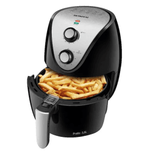Fritadeira Elétrica Air Fryer 3.5 Litros Mondial AF30I Preta e Prata 127V - 110V