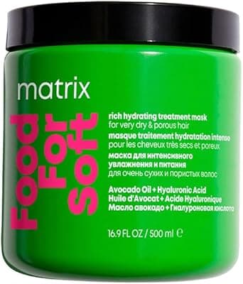 Matrix Food For Soft Máscara Capilar Hidratante, Com Ácido Hialurônico E Óleo De Abacate, 500Ml
