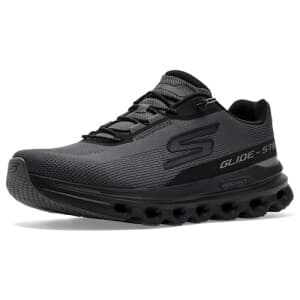 Tênis Skechers de Corrida Go Run Glide-Step Arch Fit Masculino PretoCinza Escuro - Tam 39 ao 43