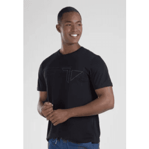 Camiseta Traymon Slim Com Estampa Preto