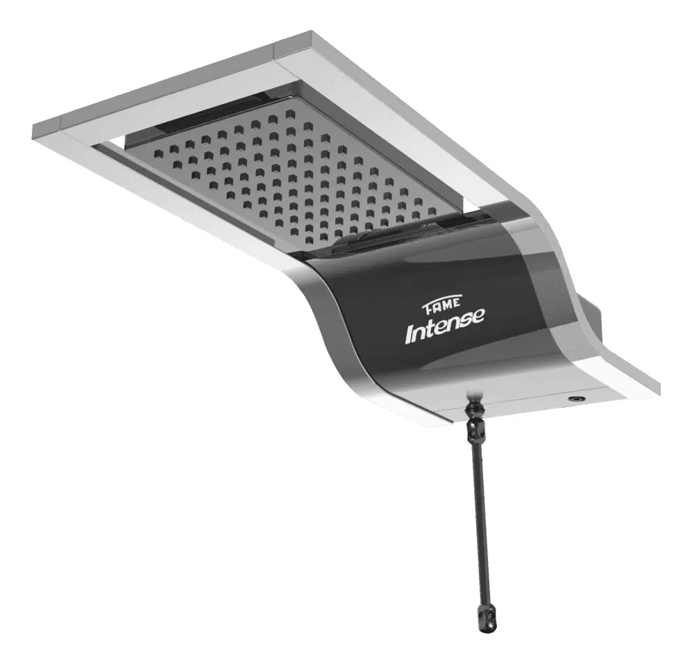 Chuveiro Ducha Eletrônica Fame Intense 6500w Preto E Cromado