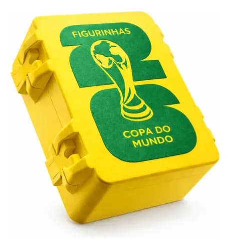 Porta Figurinhas Copa Do Mundo Case Organizador Nome Persona - R$ 38,7