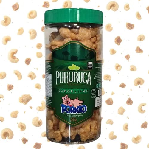 Torresmo Pururuca Porkão 120g Sabores Petisco Crocante Porco - R$ 16